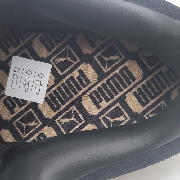 Puma Suede XL Sneakers Gum Sole Size 6 Black Green 398180-02 - Picture 10 of 11